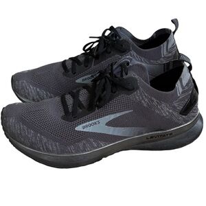 Brooks Levitate 4 Gray Black Running Shoes Lace Up Sneakers Outdoor Men’s 10